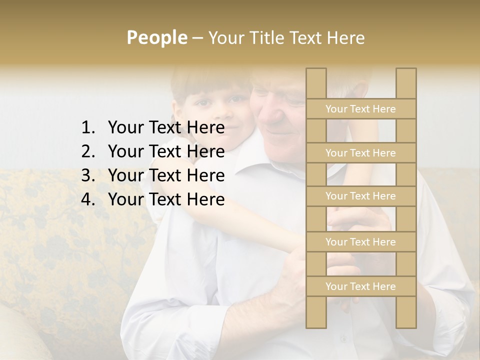 Man Young Portrait PowerPoint Template