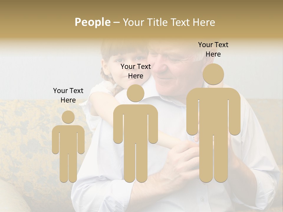 Man Young Portrait PowerPoint Template