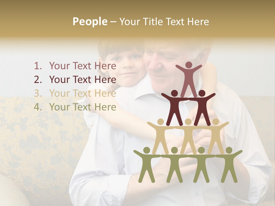 Man Young Portrait PowerPoint Template