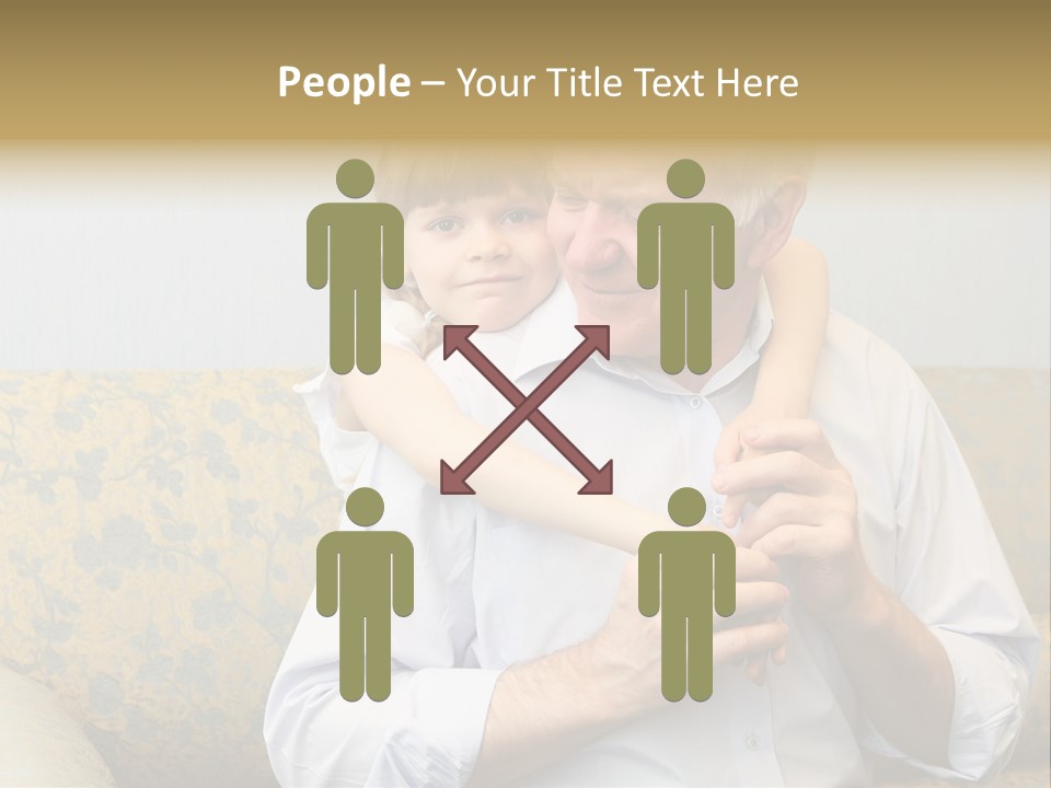 Man Young Portrait PowerPoint Template