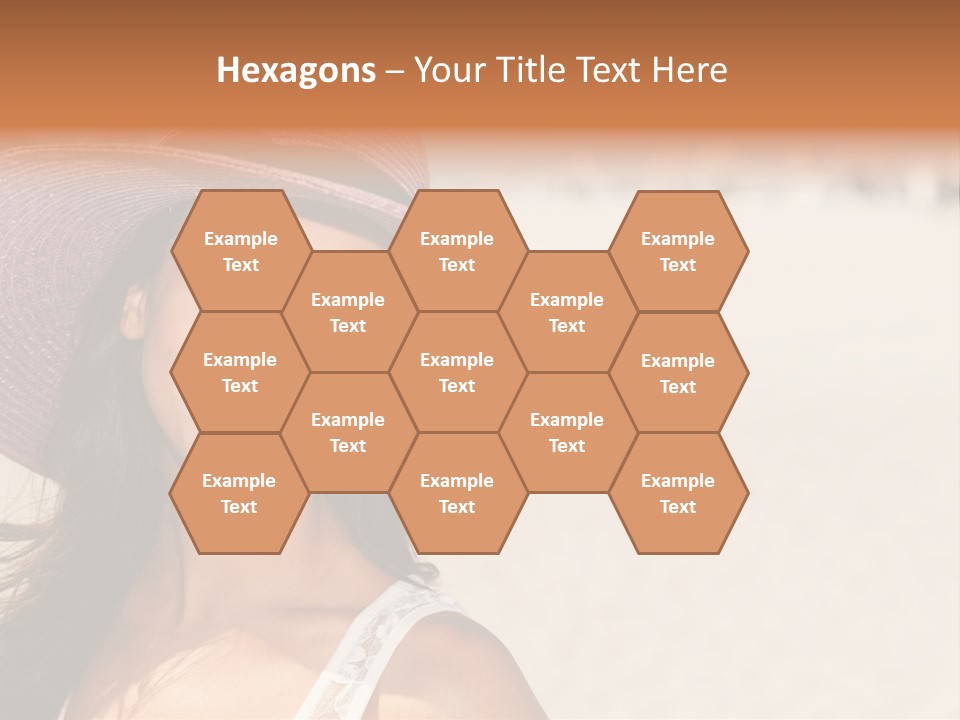 Model Multiracial Ocean PowerPoint Template