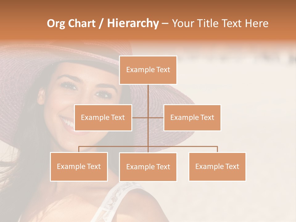 Model Multiracial Ocean PowerPoint Template