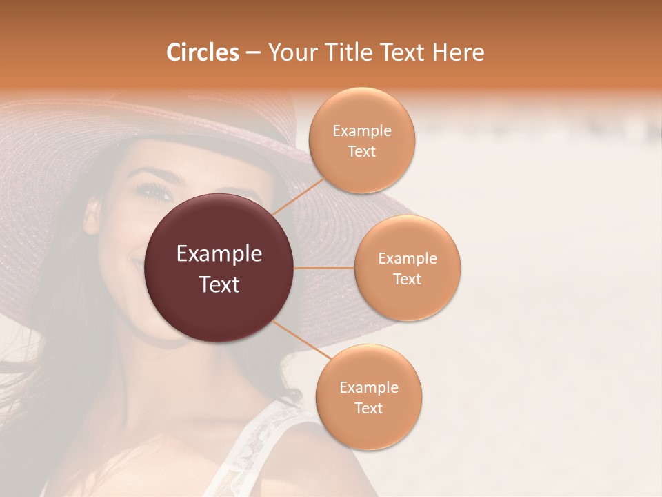 Model Multiracial Ocean PowerPoint Template