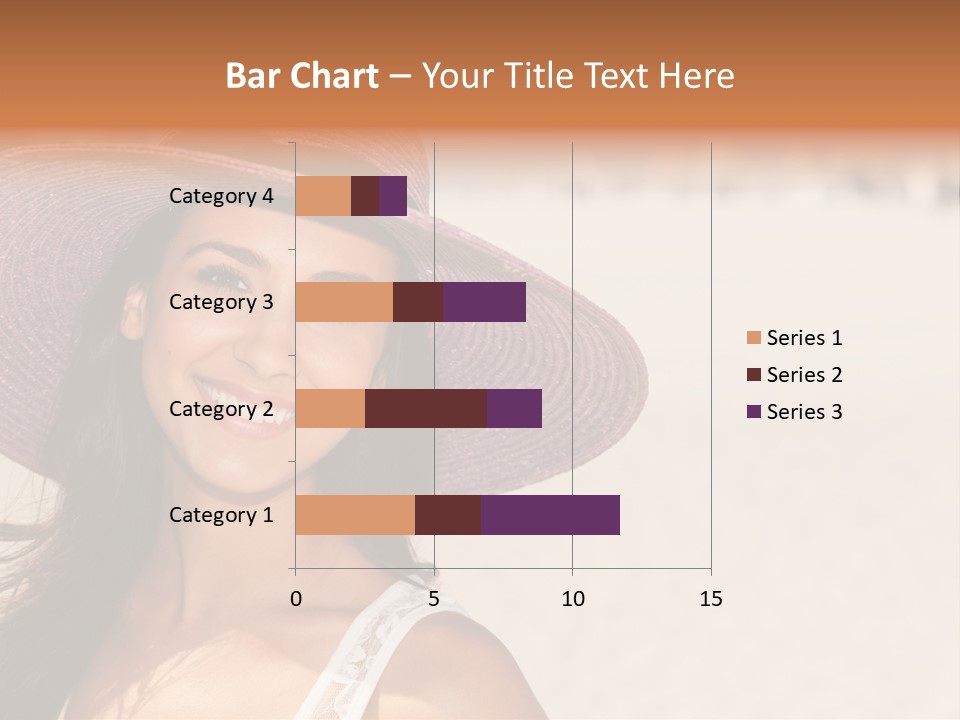 Model Multiracial Ocean PowerPoint Template