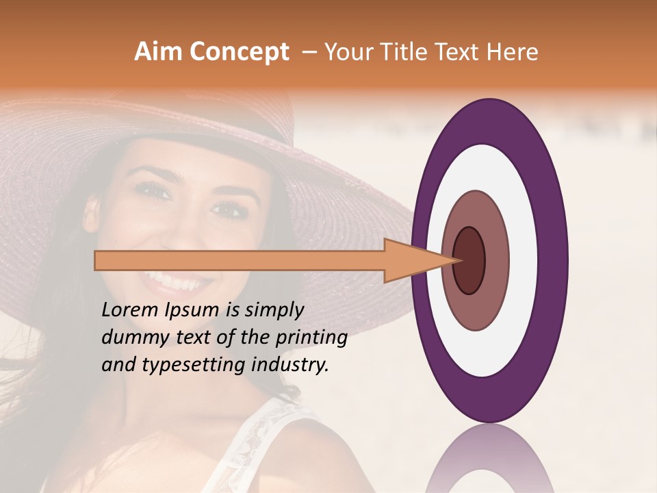 Model Multiracial Ocean PowerPoint Template