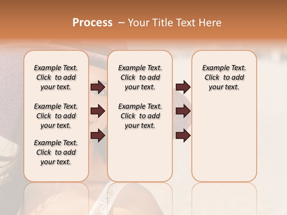 Model Multiracial Ocean PowerPoint Template
