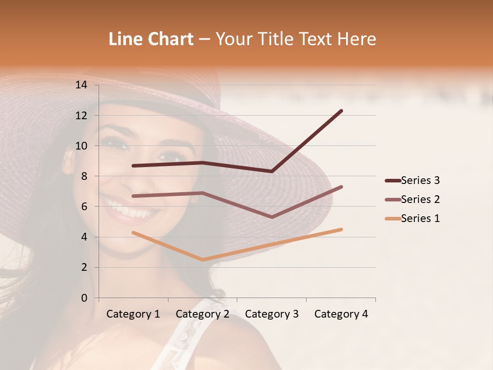 Model Multiracial Ocean PowerPoint Template