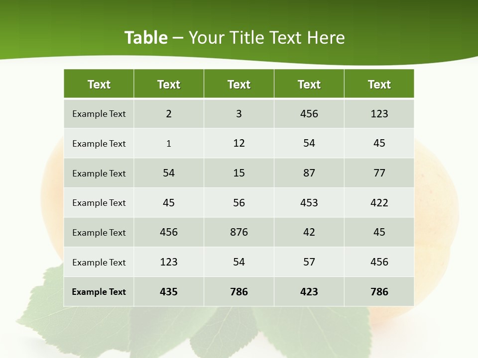 Spring Product Dessert PowerPoint Template