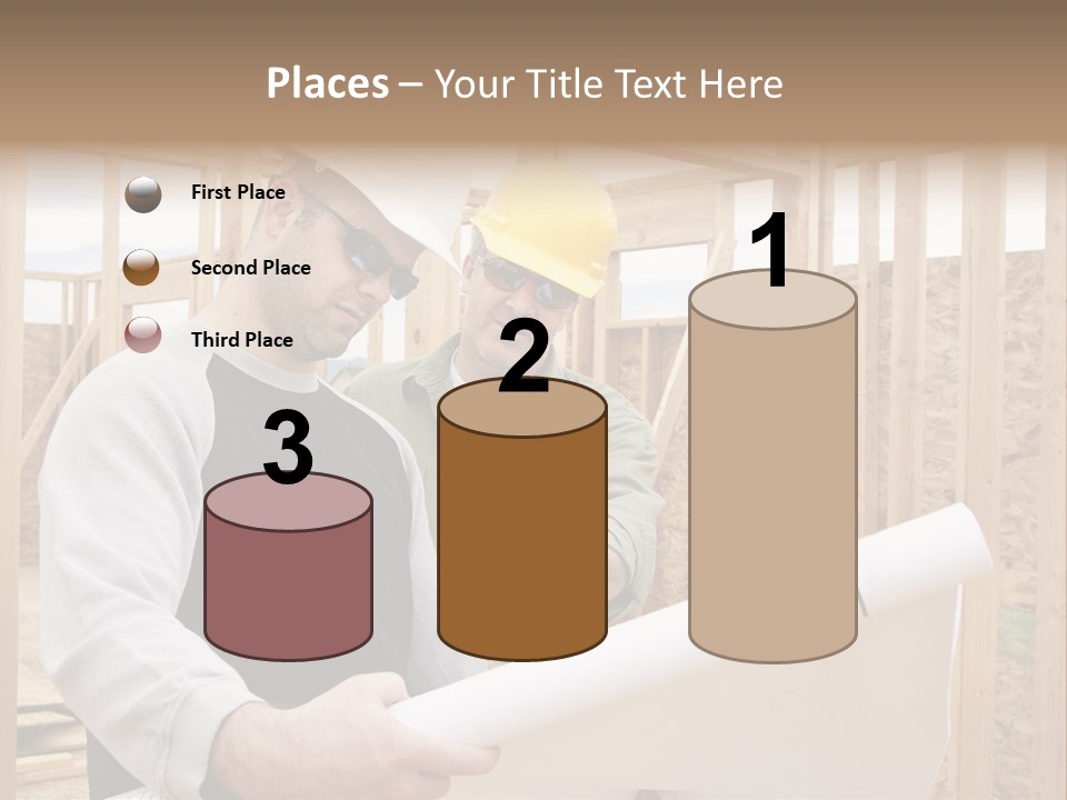 Men Construction Horizontal PowerPoint Template