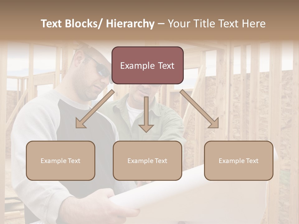 Men Construction Horizontal PowerPoint Template