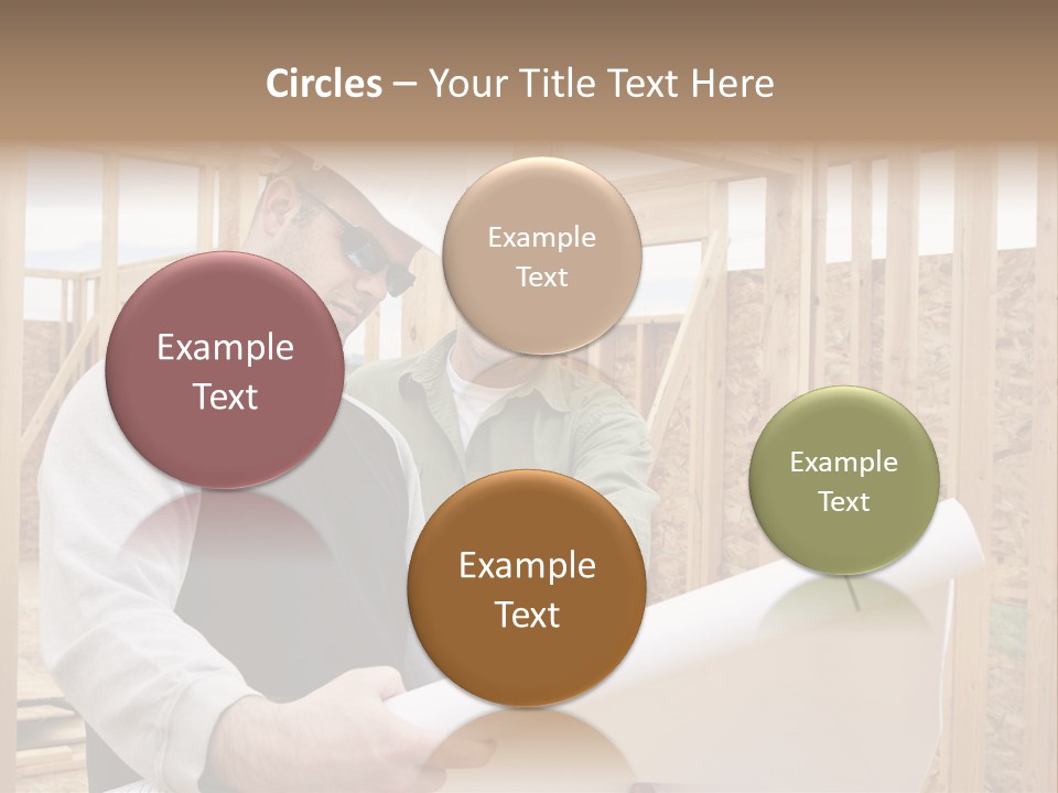 Men Construction Horizontal PowerPoint Template