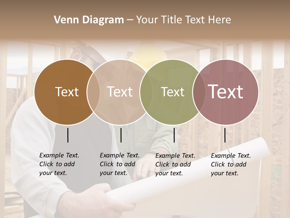 Men Construction Horizontal PowerPoint Template