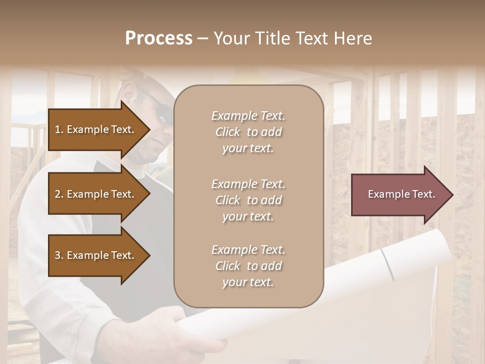 Men Construction Horizontal PowerPoint Template
