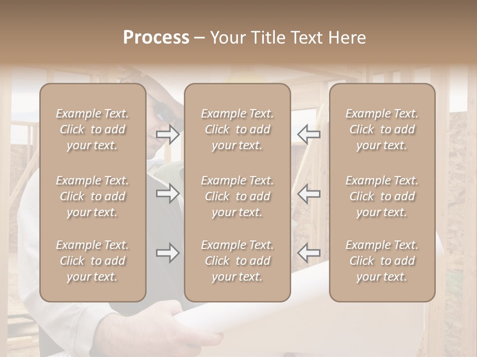 Men Construction Horizontal PowerPoint Template