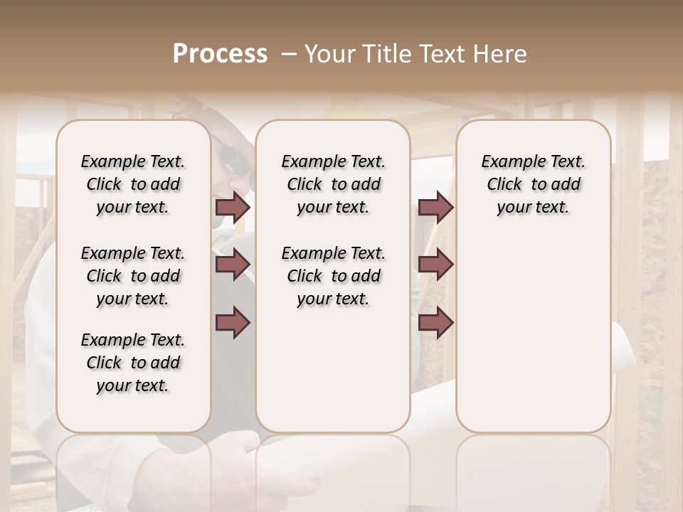 Men Construction Horizontal PowerPoint Template