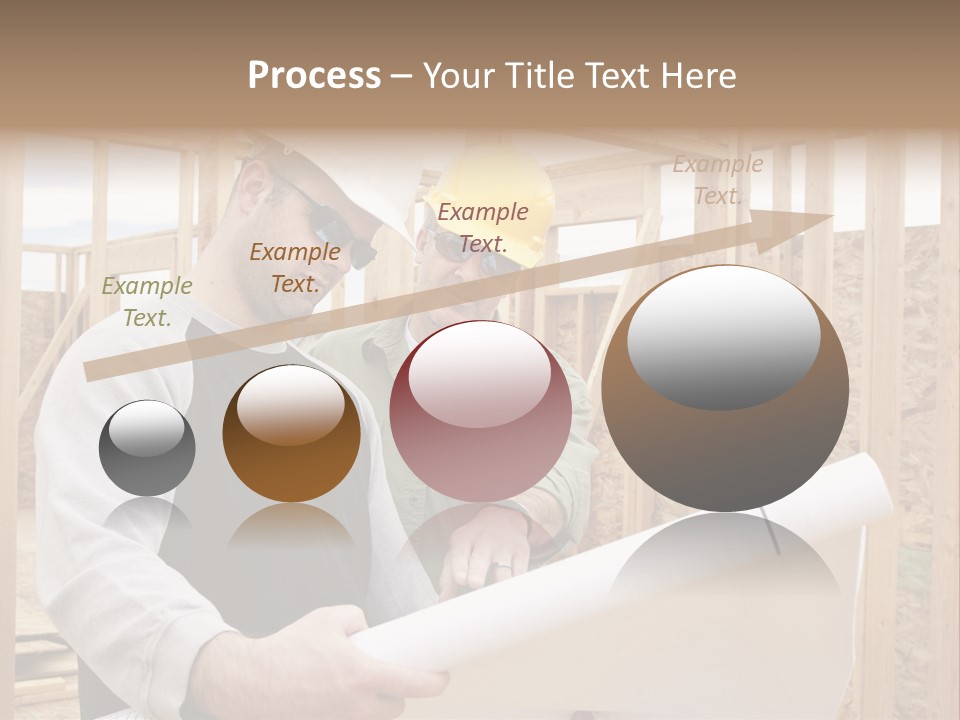 Men Construction Horizontal PowerPoint Template