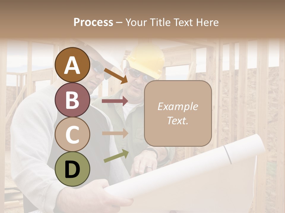 Men Construction Horizontal PowerPoint Template