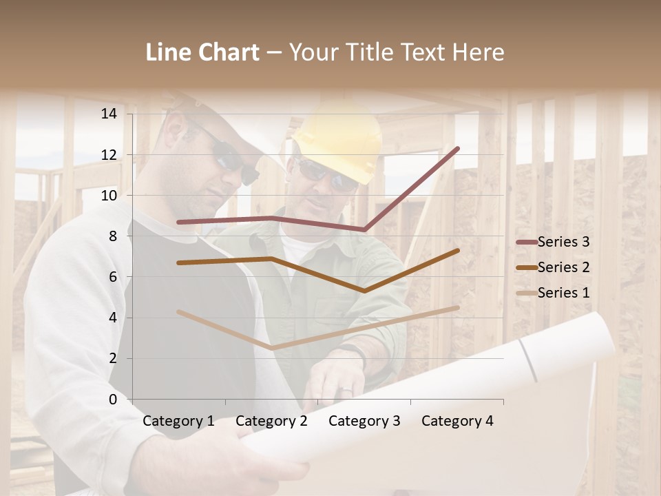 Men Construction Horizontal PowerPoint Template
