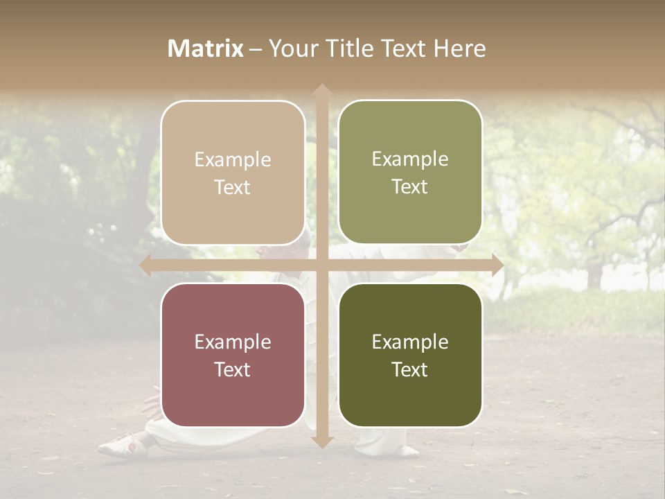 Defense Outdoor Chi PowerPoint Template