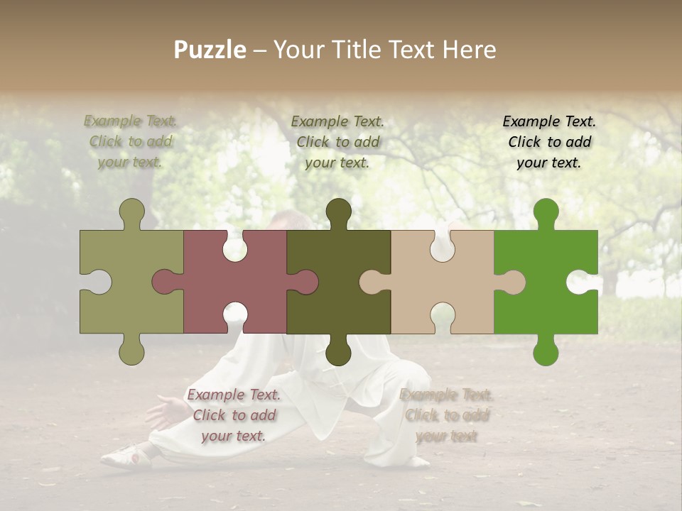 Defense Outdoor Chi PowerPoint Template