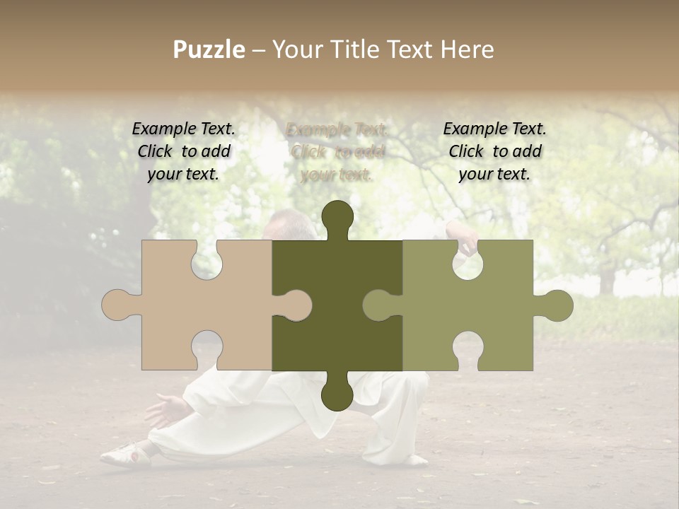 Defense Outdoor Chi PowerPoint Template