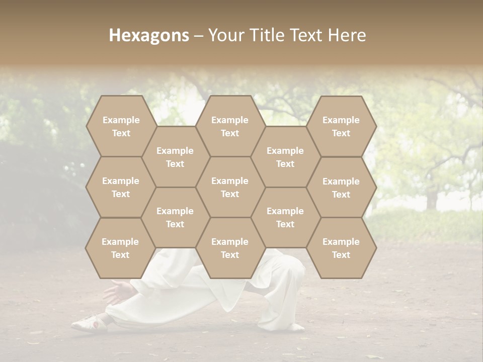 Defense Outdoor Chi PowerPoint Template