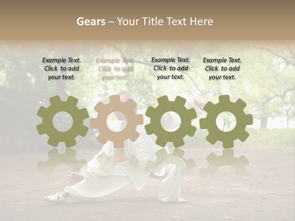 Defense Outdoor Chi PowerPoint Template