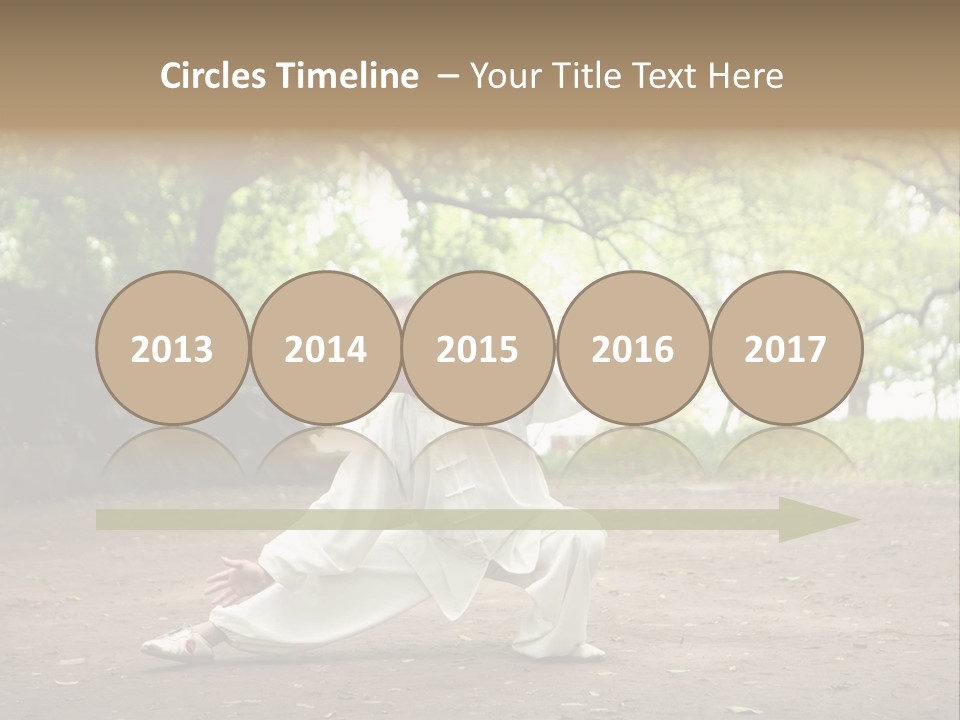 Defense Outdoor Chi PowerPoint Template