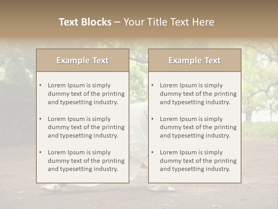 Defense Outdoor Chi PowerPoint Template