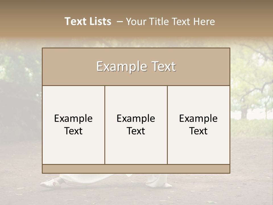 Defense Outdoor Chi PowerPoint Template