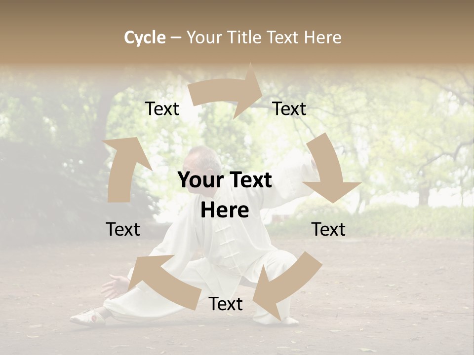 Defense Outdoor Chi PowerPoint Template