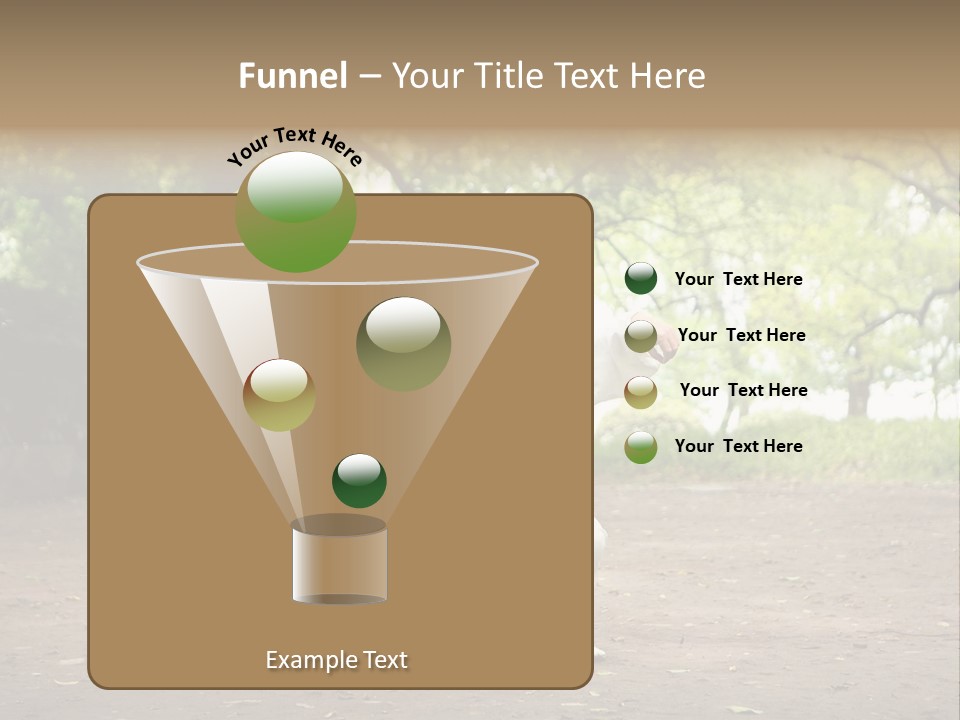 Defense Outdoor Chi PowerPoint Template