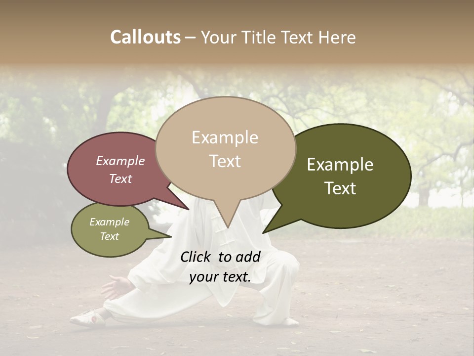 Defense Outdoor Chi PowerPoint Template