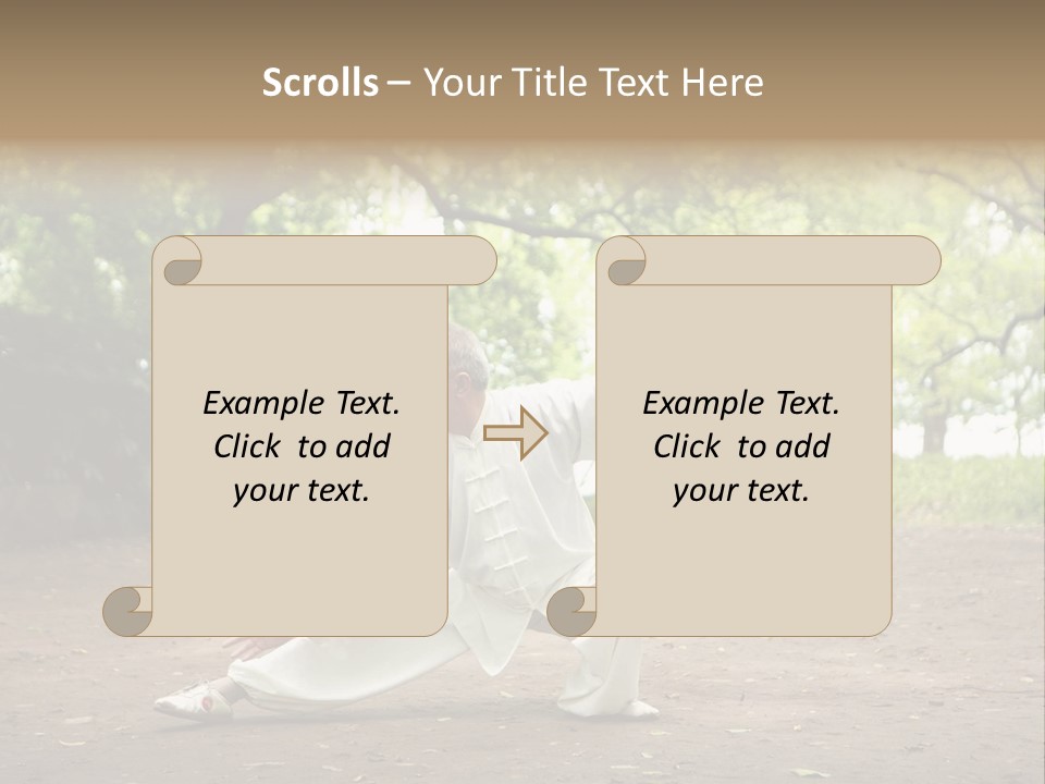 Defense Outdoor Chi PowerPoint Template