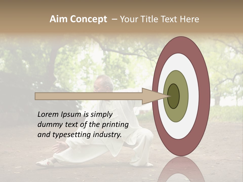 Defense Outdoor Chi PowerPoint Template