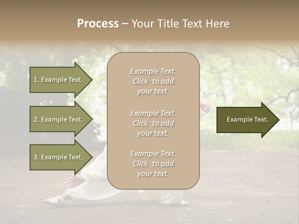 Defense Outdoor Chi PowerPoint Template