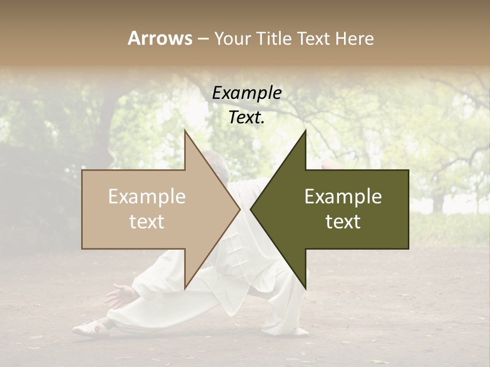 Defense Outdoor Chi PowerPoint Template