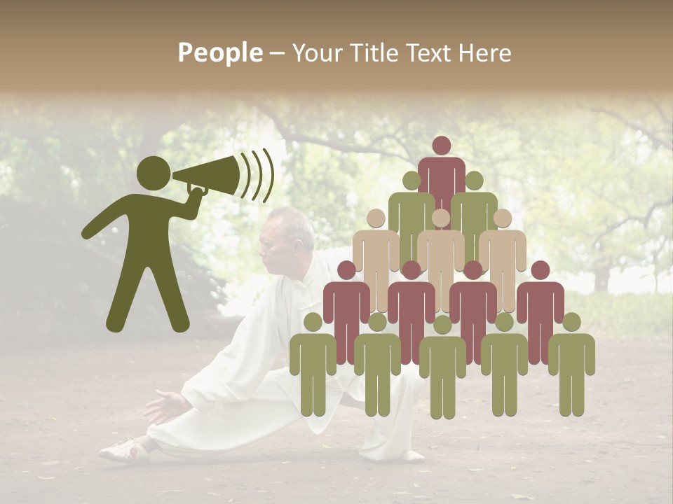 Defense Outdoor Chi PowerPoint Template