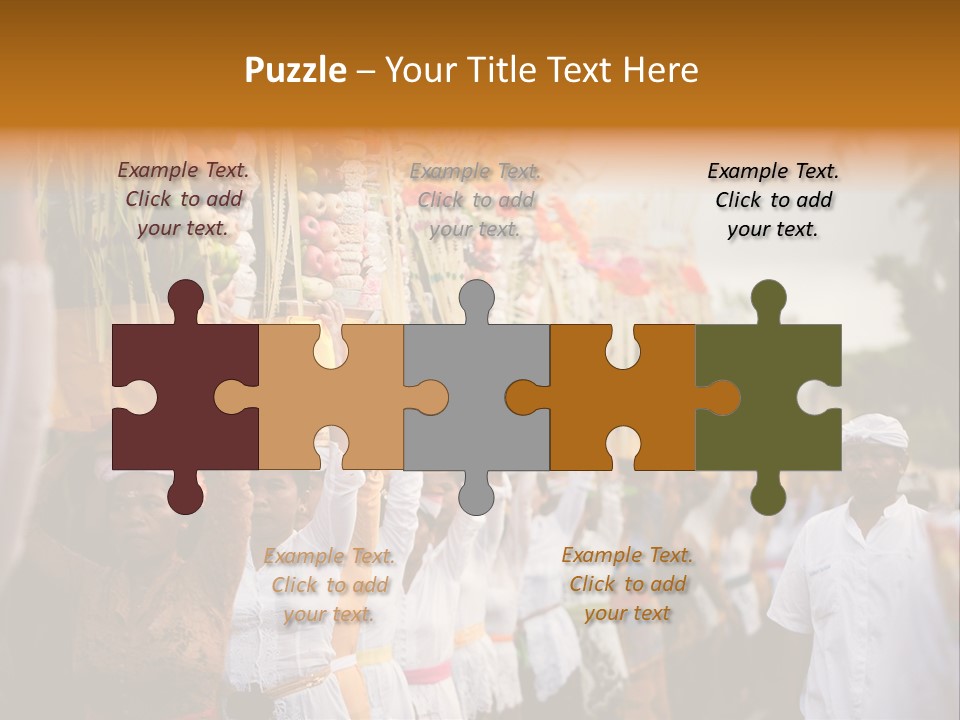 Costume Asia Exterior PowerPoint Template