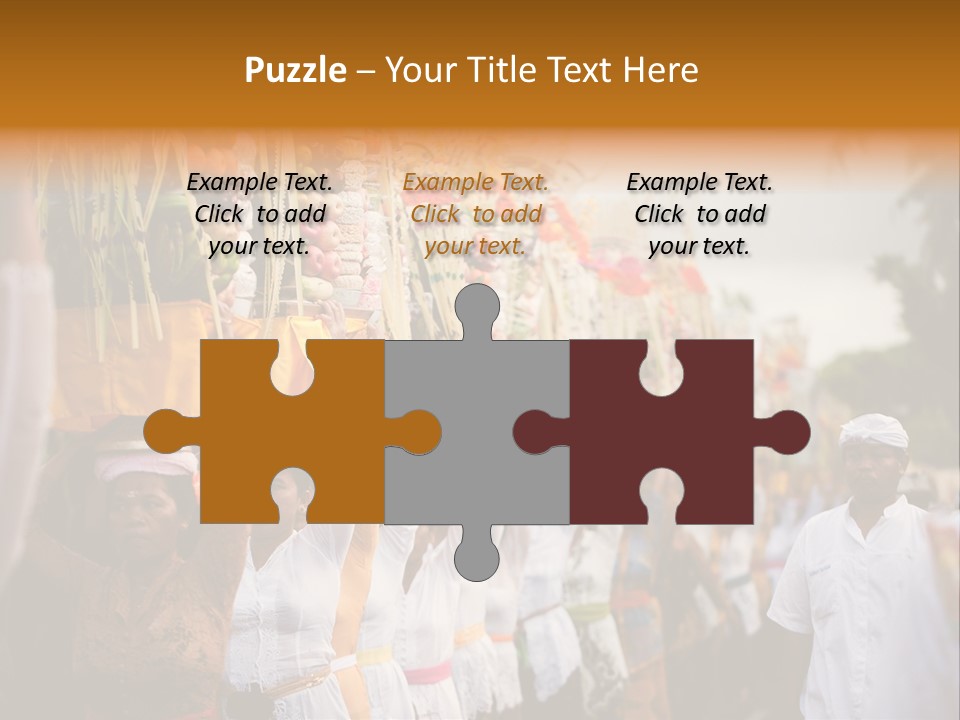 Costume Asia Exterior PowerPoint Template