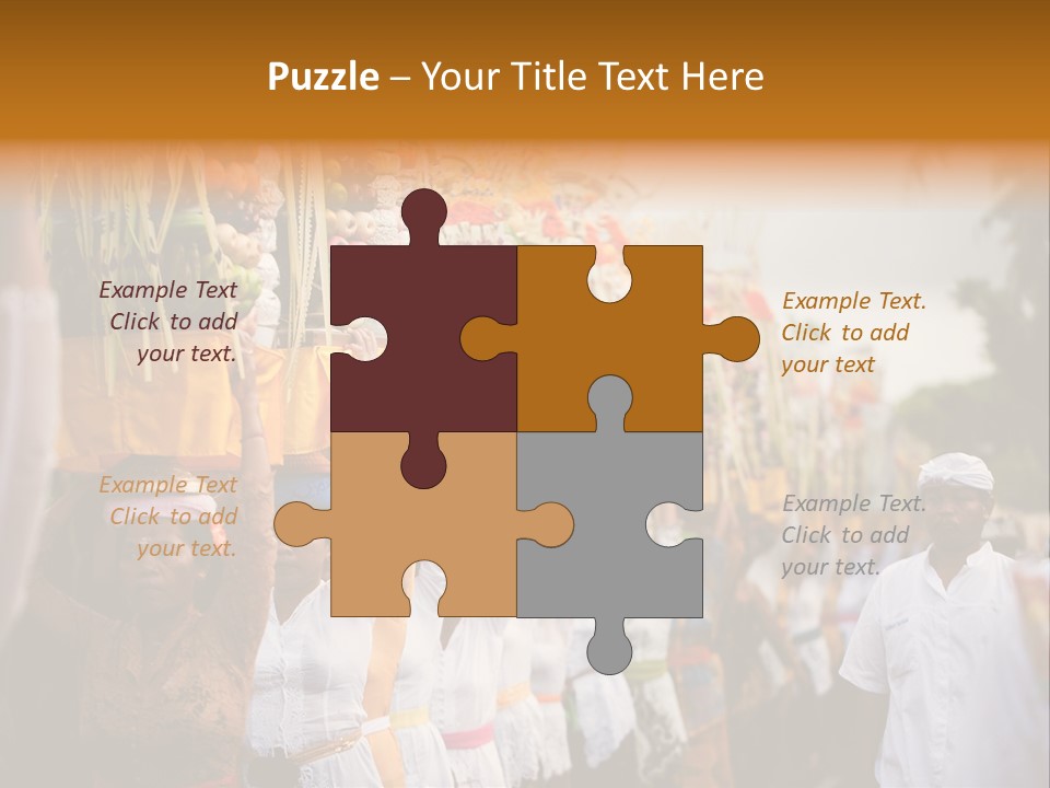 Costume Asia Exterior PowerPoint Template