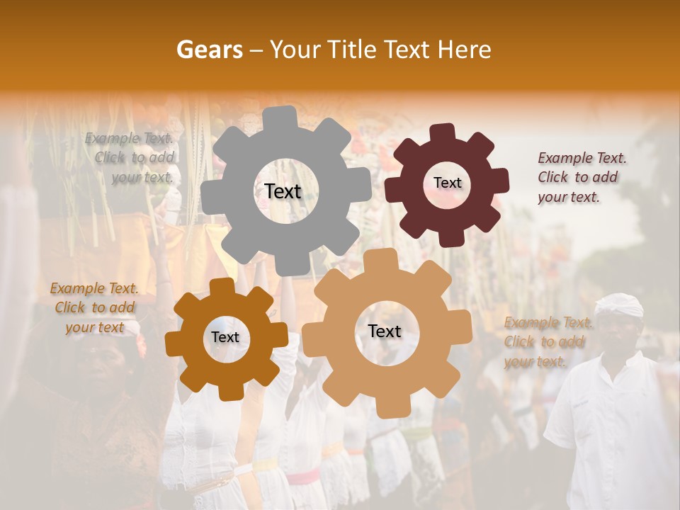 Costume Asia Exterior PowerPoint Template