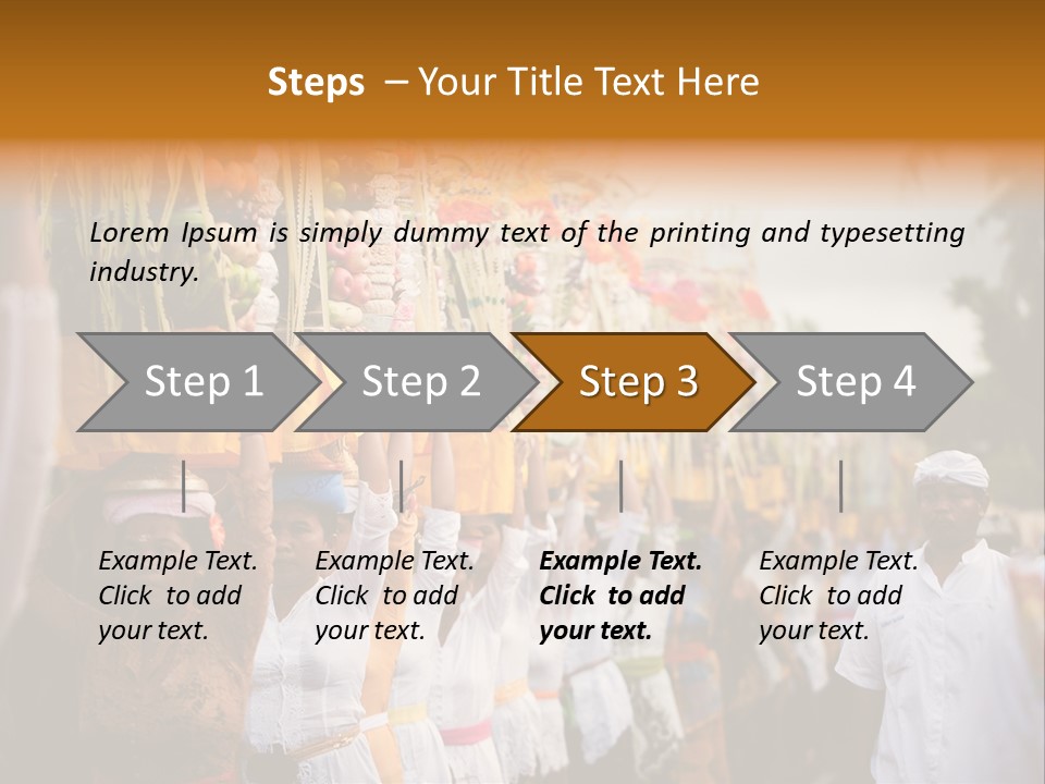 Costume Asia Exterior PowerPoint Template