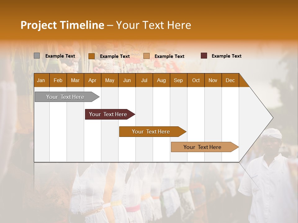 Costume Asia Exterior PowerPoint Template