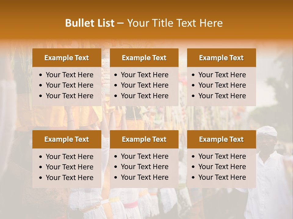 Costume Asia Exterior PowerPoint Template