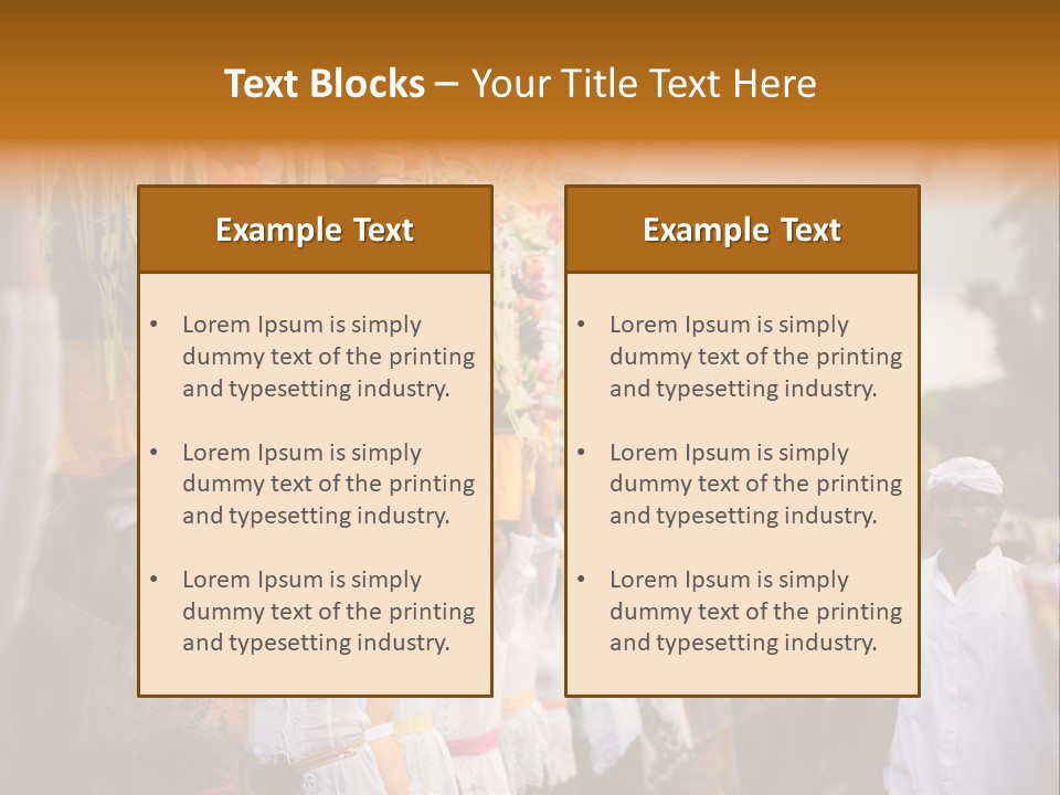 Costume Asia Exterior PowerPoint Template