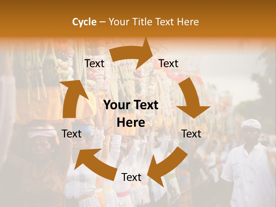 Costume Asia Exterior PowerPoint Template