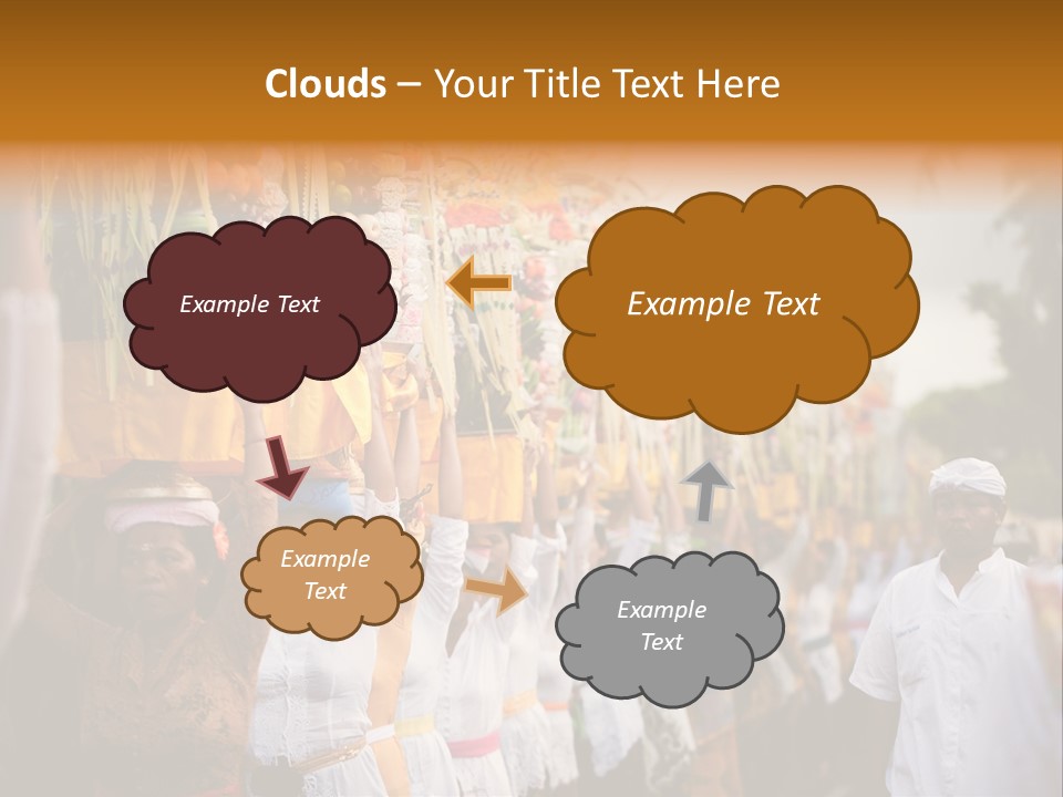 Costume Asia Exterior PowerPoint Template