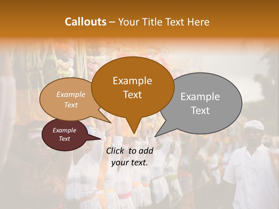 Costume Asia Exterior PowerPoint Template