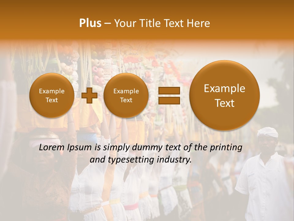 Costume Asia Exterior PowerPoint Template
